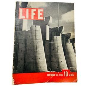 Original First Issue Life Magazine November 23, 1936 Full Size 11” X 14”